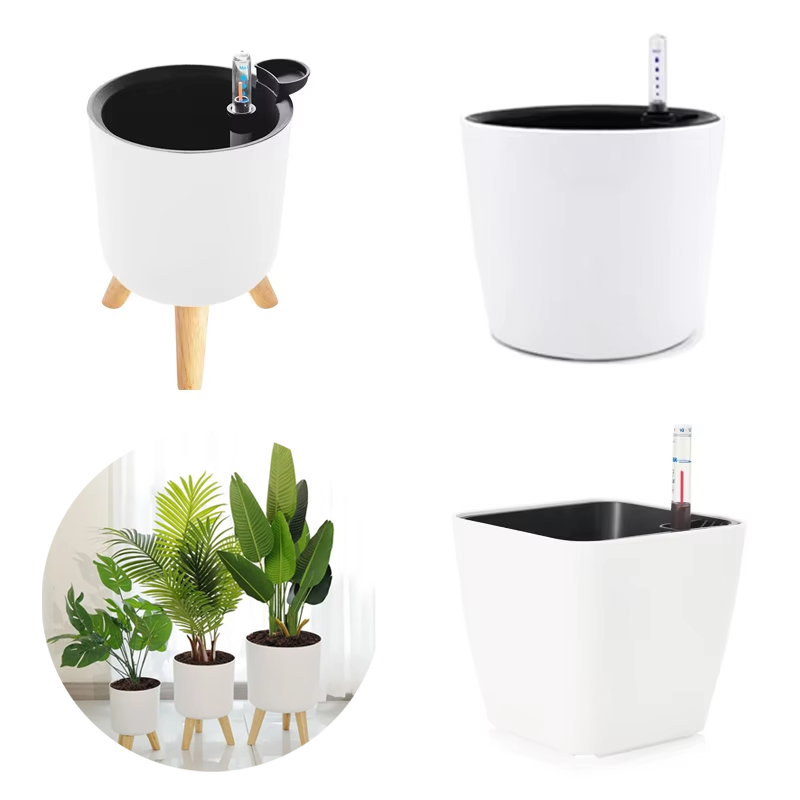 Aloe Vera Pot - 1PC Indoor Plastic Bloempot Zelfwatergevende plantenpot