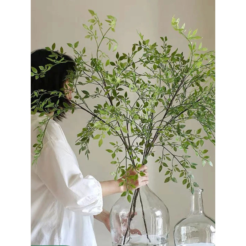 Dracaena Marginata - Kunstmatige enkelvoudige tak 3 Kunstmatige groene