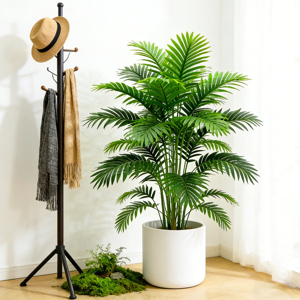 Monstera Adansonii - 60-80cm hoge kunstmatige palmboom, nep Monstera