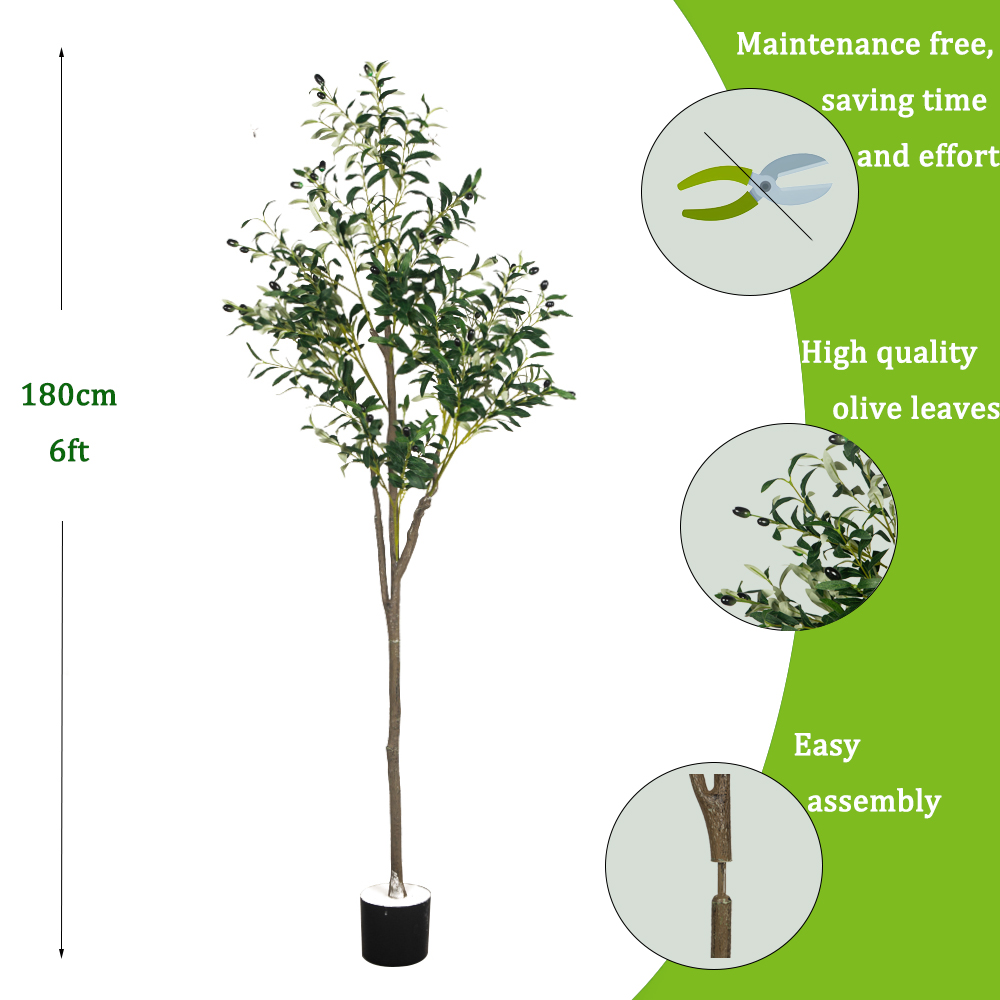 5/6ft Grote Kunstmatige Olijfp - Dracaena Marginata recensie en prijs